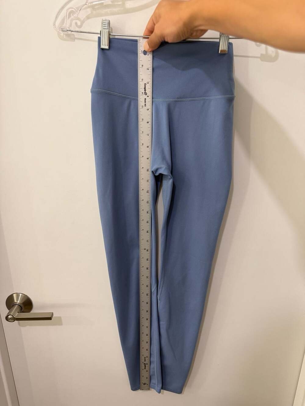 CSB Crop Shop Boutique High Waisted Scrunch Booty Leggings Blue Size S - Picture 8 of 8